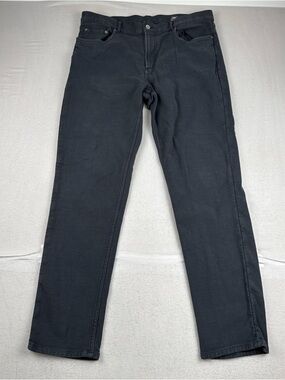 Faherty Mens Stretch Terry Five Pocket Pants fits 36*31 dark gray #MBC0020